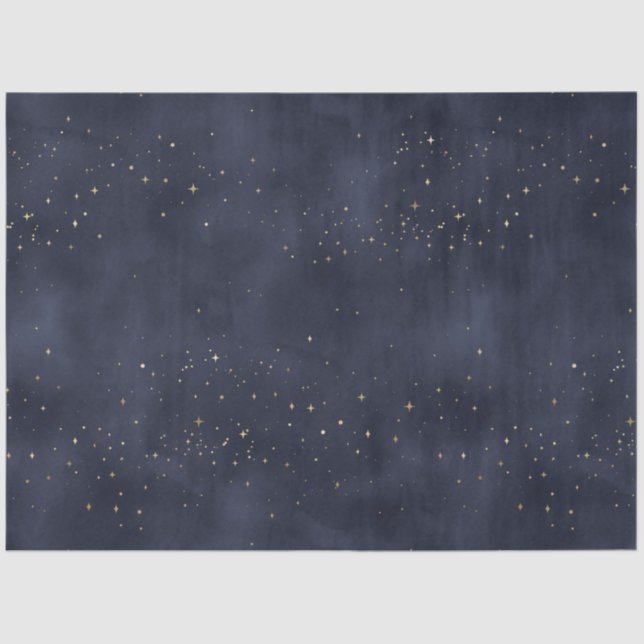 Papel De Seda A Celestial Starry Night Series Design 15 (Anverso)