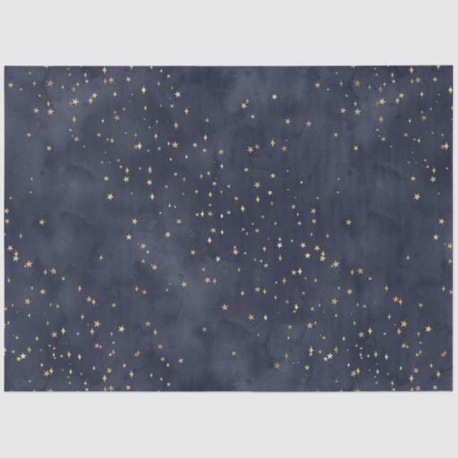Papel De Seda A Celestial Starry Night Series Design 16 (Anverso)
