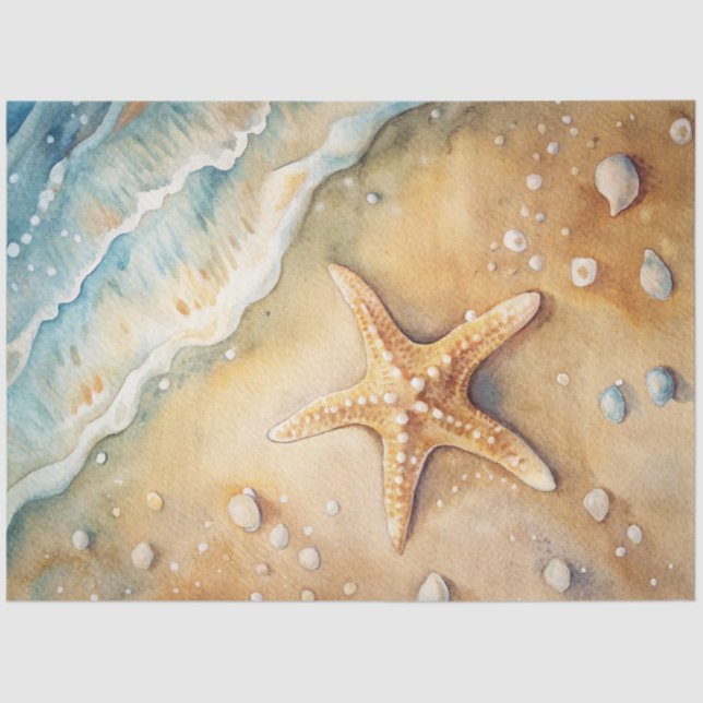 Papel De Seda A Coastal Series Design 1 (Anverso)