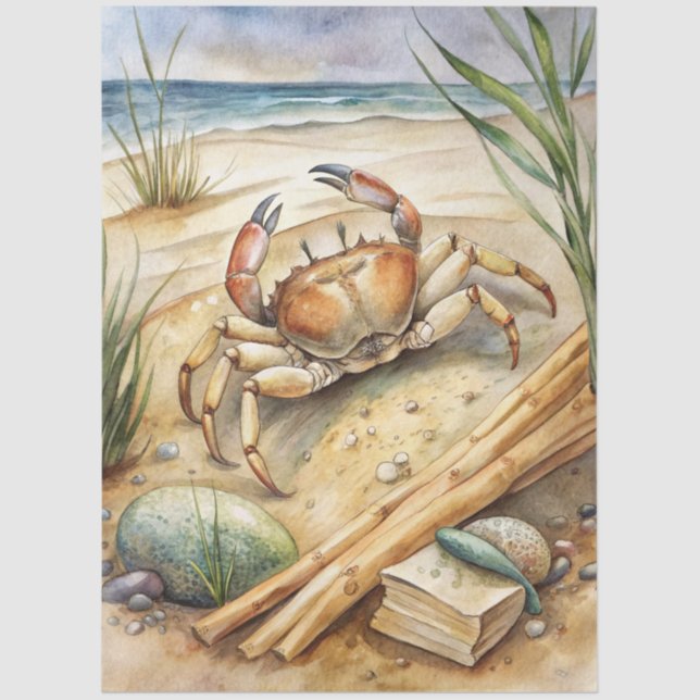 Papel De Seda A Coastal Series Design 18 (Anverso)