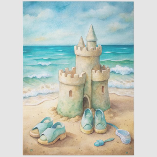 Papel De Seda A Coastal Series Design 21 (Anverso)