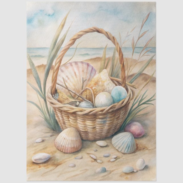 Papel De Seda A Coastal Series Design 23 (Anverso)