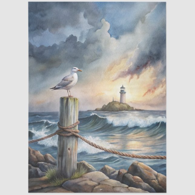 Papel De Seda A Coastal Series Design 29 (Anverso)