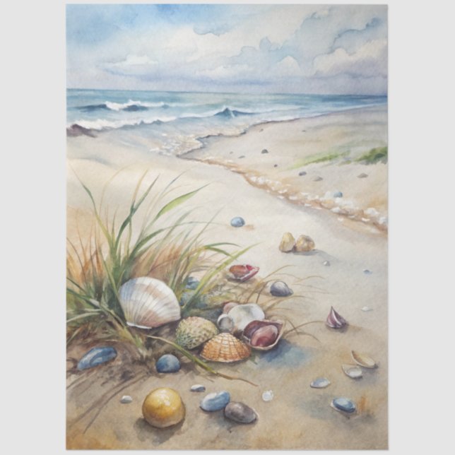 Papel De Seda A Coastal Series Design 33 (Anverso)
