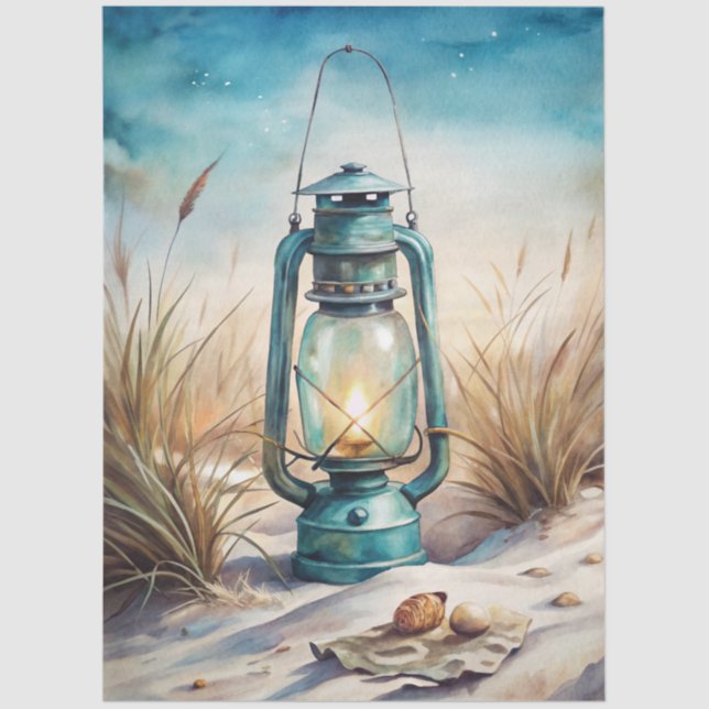 Papel De Seda A Coastal Series Design 4 (Anverso)