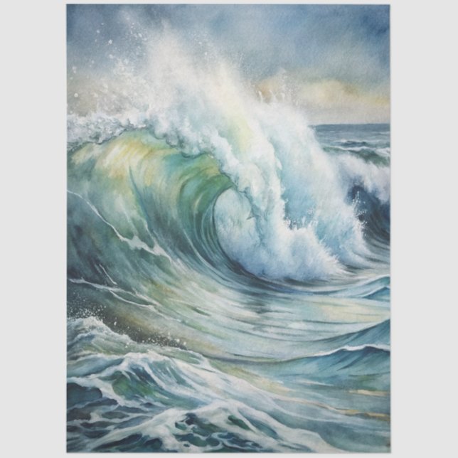 Papel De Seda A Coastal Series Design 49 (Anverso)