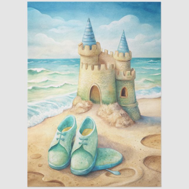 Papel De Seda A Coastal Series Design 5 (Anverso)