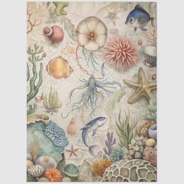 Papel De Seda A Coastal Series Design 51 (Anverso)