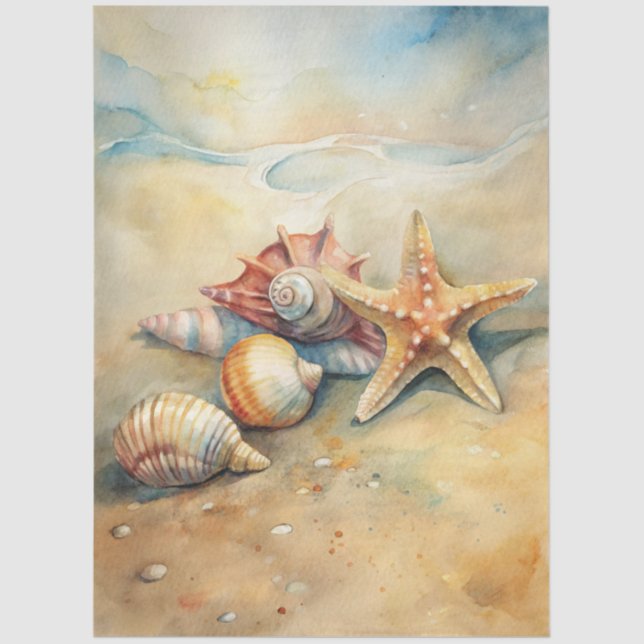 Papel De Seda A Coastal Series Design 57 (Anverso)