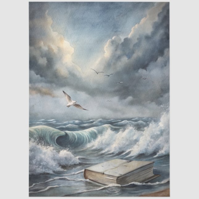 Papel De Seda A Coastal Series Design 65 (Anverso)