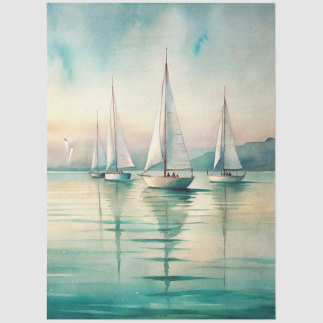 Papel De Seda A Coastal Series Design 74 (Anverso)