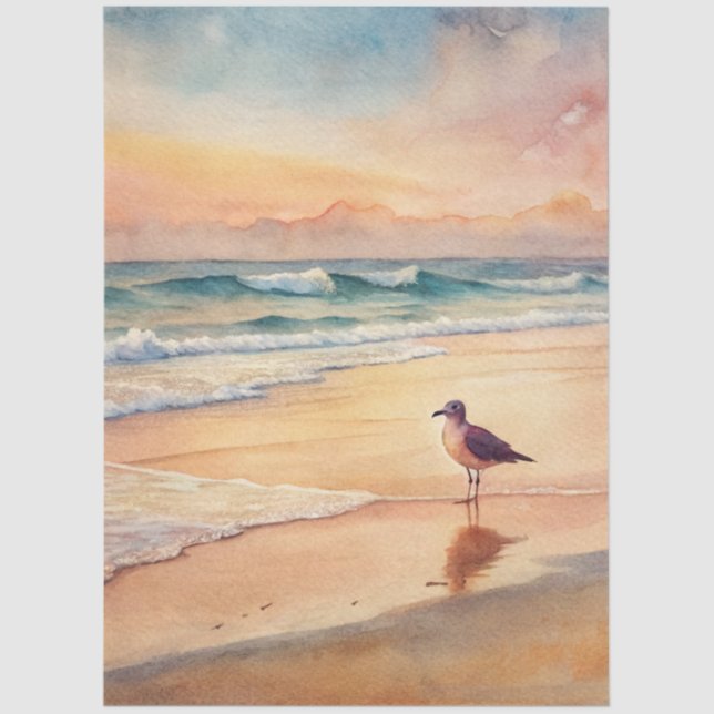 Papel De Seda A Coastal Series Design 75 (Anverso)