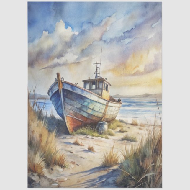 Papel De Seda A Coastal Series Design 76 (Anverso)