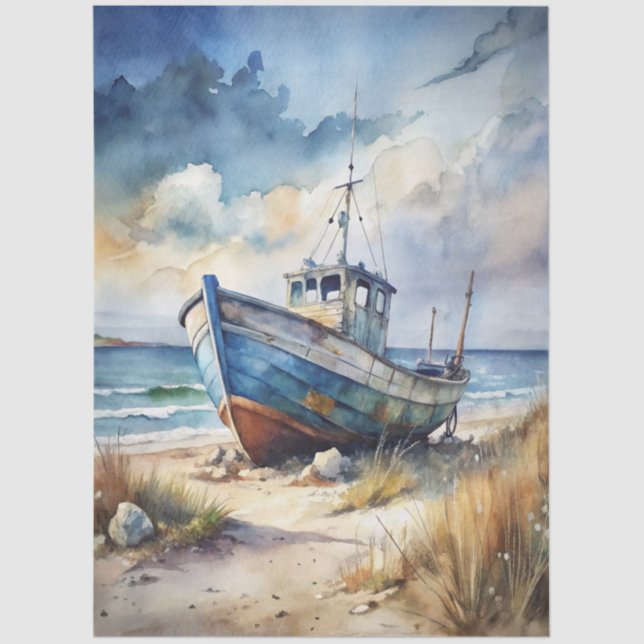 Papel De Seda A Coastal Series Design 78 (Anverso)