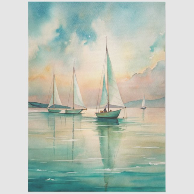 Papel De Seda A Coastal Series Design 81 (Anverso)