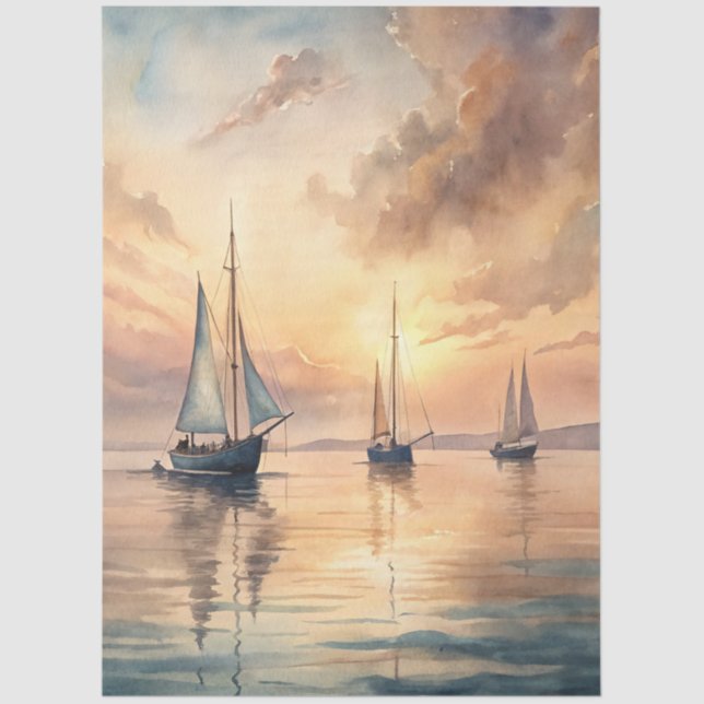 Papel De Seda A Coastal Series Design 86 (Anverso)