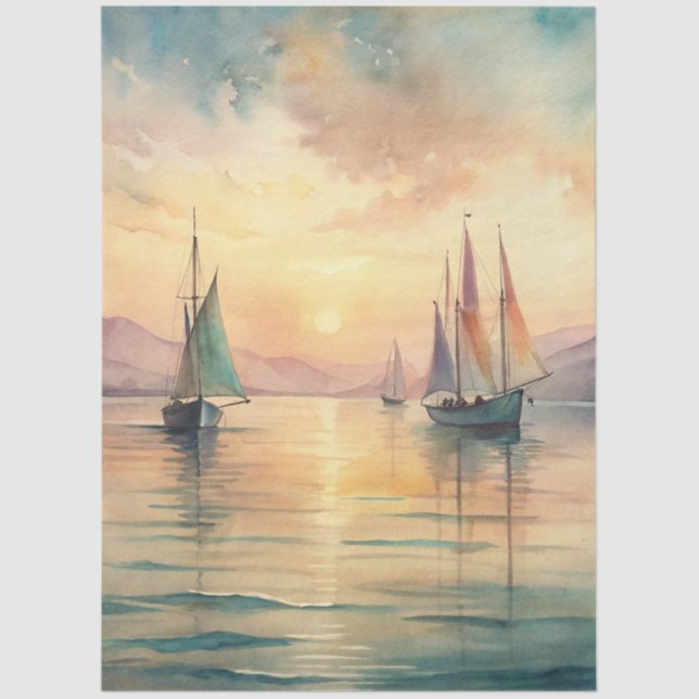 Papel De Seda A Coastal Series Design 87 (Anverso)