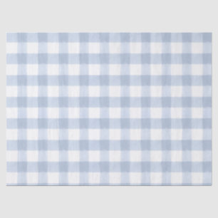 Papel de seda a cuadros azul claro