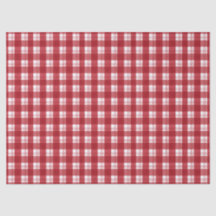 Papel de seda a cuadros escoceses rojo cereza Heri
