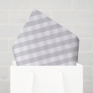 Papel de seda a cuadros morado pastel y gris neutr