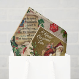 Papel De Seda A Happy Christmas Tide