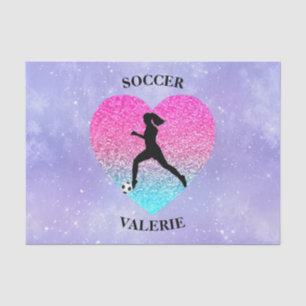 Papel De Seda A las chicas les encanta el fútbol