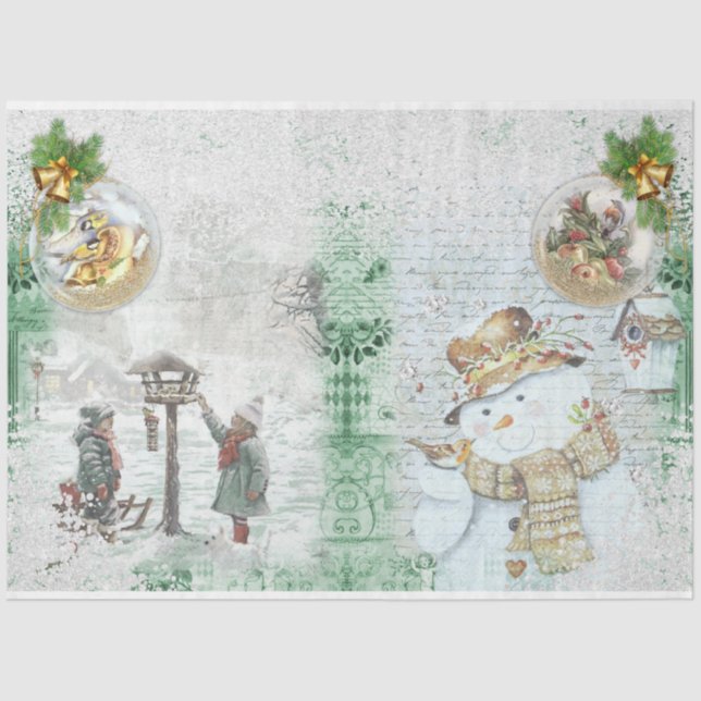 Papel De Seda A Let it Snow Series Design 5 (Anverso)