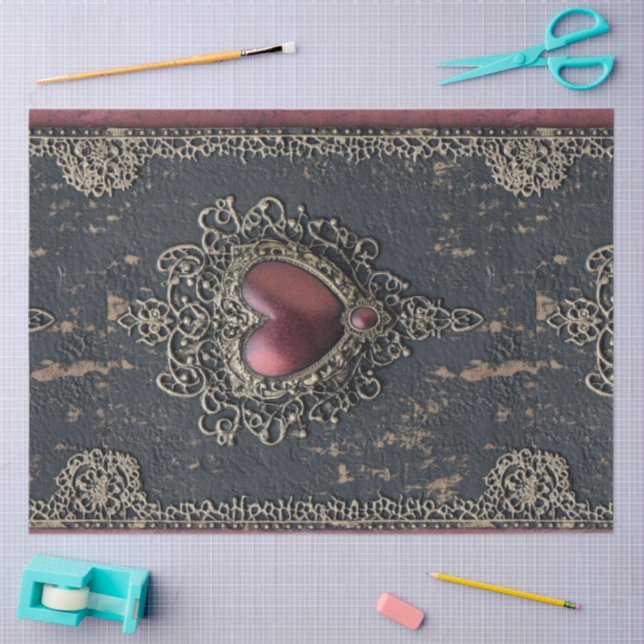 Papel De Seda A Romance and Gothic Series Design #12 (Artesanía)