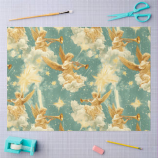 Papel De Seda A Singing Angel Choir Series Design #11