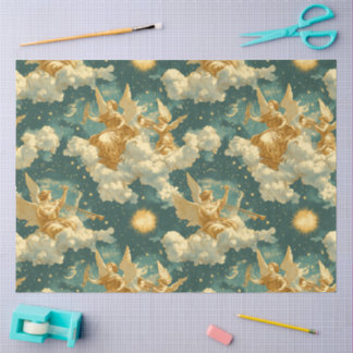 Papel De Seda A Singing Angel Choir Series Design #13