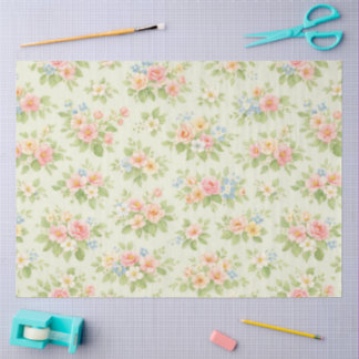 Papel De Seda A Springy Floral Design #11