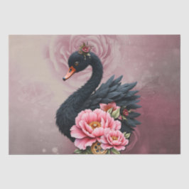 Papel De Seda A touch of rose and swan's glow. 