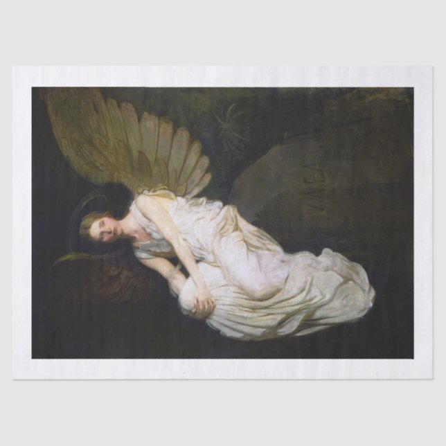 Papel De Seda Abbott Handerson Thayer | Monumento a Stevenson -  (Anverso)