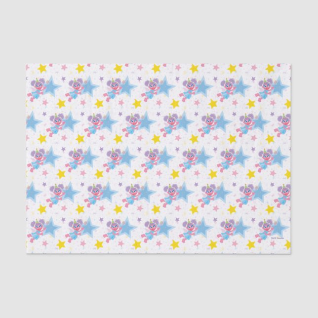Papel De Seda Abby Cadabby Fiesta Star Pattern (Anverso)