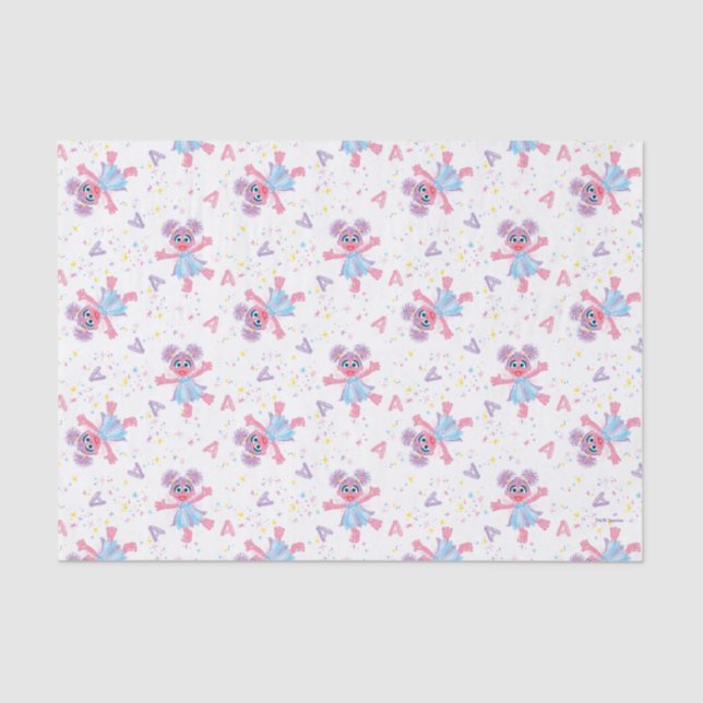Papel De Seda Abby Cadabby Sparkle Pattern (Anverso)