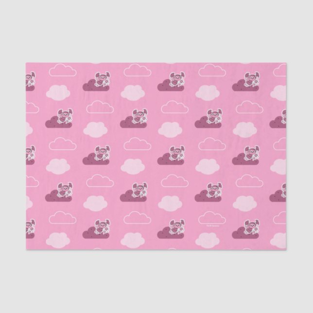 Papel De Seda Abby Doodley Cloud Pattern (Anverso)