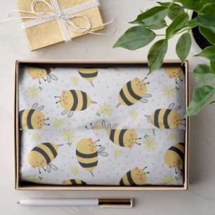 Papel De Seda Abeja de miel y girasoles