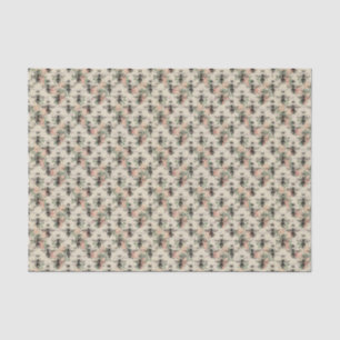 Papel De Seda Abeja Reina Floral Rosa