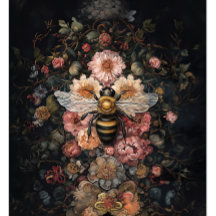 Abeja y Flor