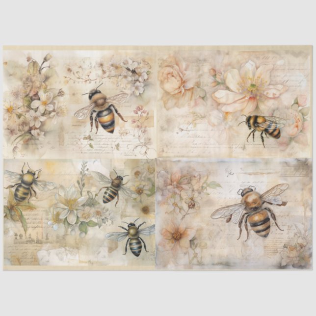 Papel De Seda Abejas (Anverso)