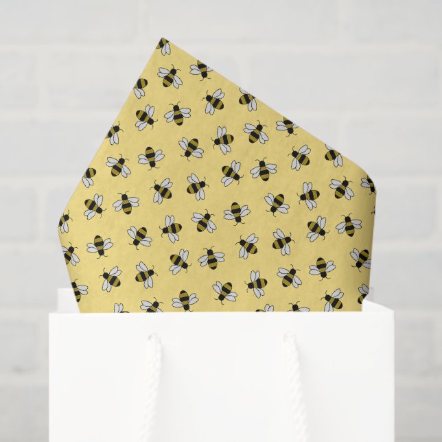 Papel De Seda Abejas  (Bolsa de regalo)