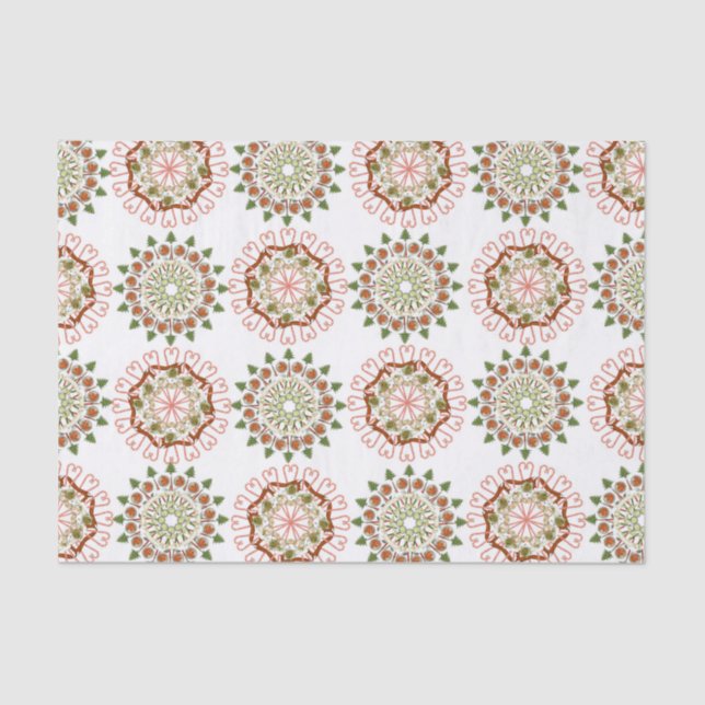 Papel De Seda Abrigo del tejido del caramelo (Anverso)