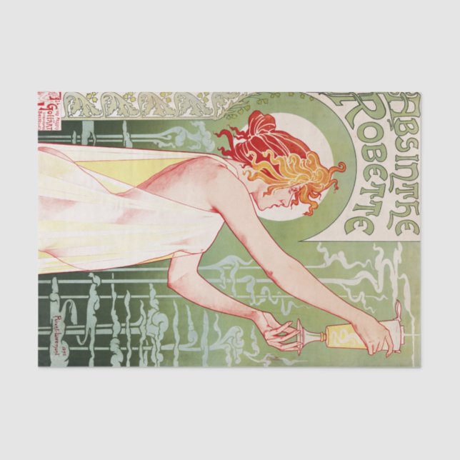 Papel De Seda Absinthe Robette (Anverso)