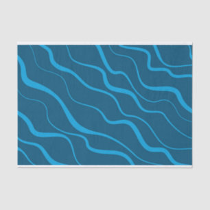 Papel De Seda Absorción de ondas azules, simples, modernas y fre