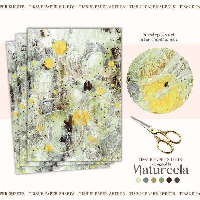 Papel De Seda Abstract Artistic Texture Design Tissue Paper (Subido por el creador)