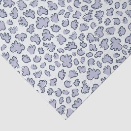 Papel De Seda Abstract Garden Confetti | Pattern Pale Periwinkle