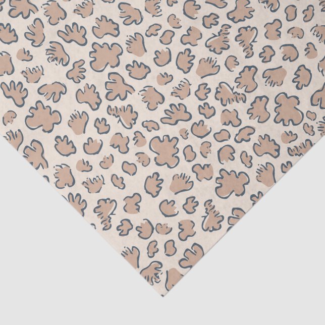 Papel De Seda Abstract Garden Confetti | Patterned Terracotta (Detalle)