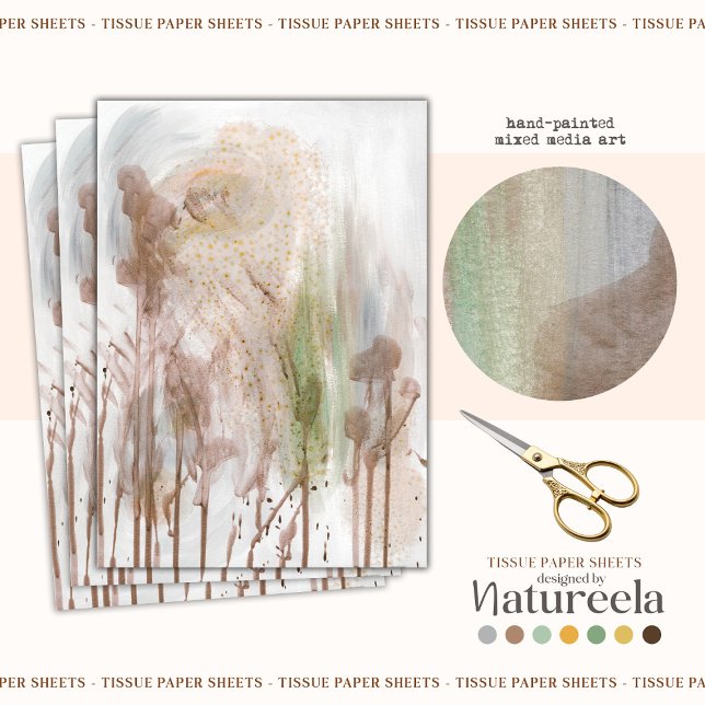 Papel De Seda Abstract Modern Texture Decoupage Tissue Paper (Subido por el creador)