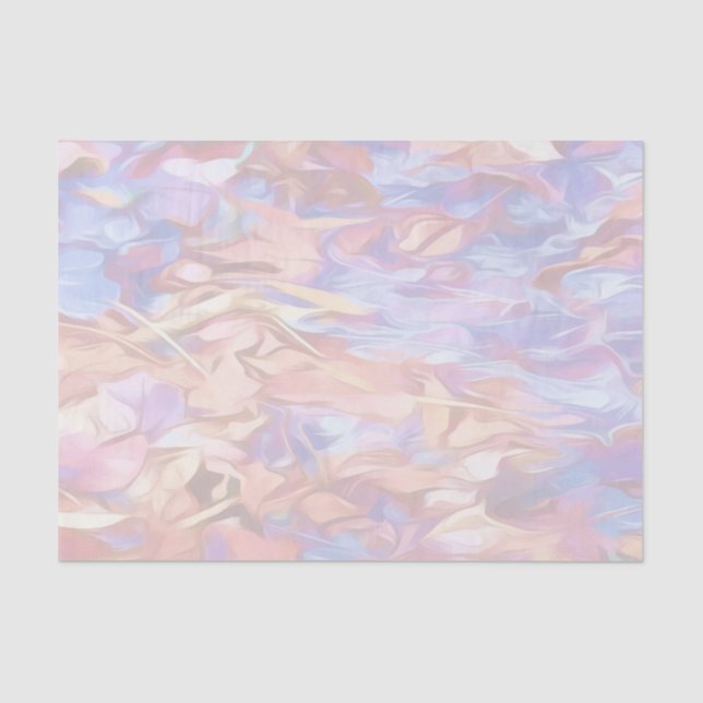 Papel De Seda Abstracto Acuarela Floral 35% (Anverso)