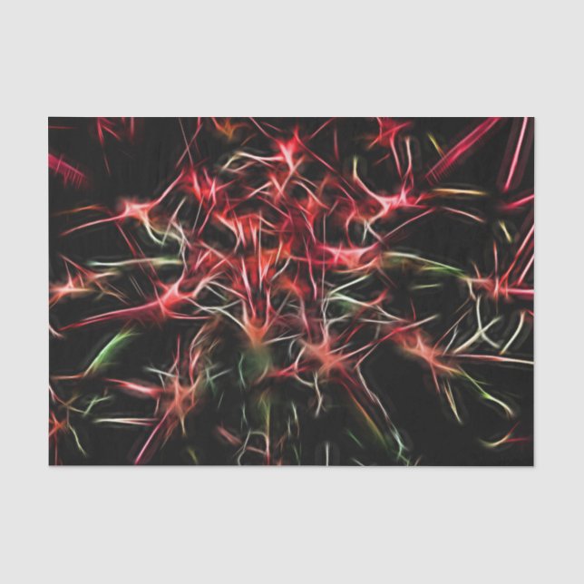 Papel De Seda Abstracto de planta exitosa (Anverso)